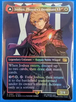 Joshua, Phoenix's Dominant (Borderless) Final Fantasy Foil - Image 1