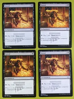 Greed x4 Modern Horizons 2 4x Magic the Gathering MTG - Image 1