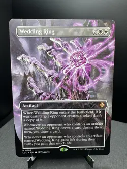 MTG Lost Caverns of Ixalan Commander Wedding Ring Borderless Regular Mythic NM - Image 1