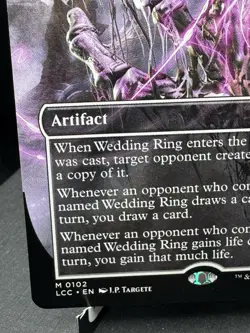 MTG Lost Caverns of Ixalan Commander Wedding Ring Borderless Regular Mythic NM - Image 5