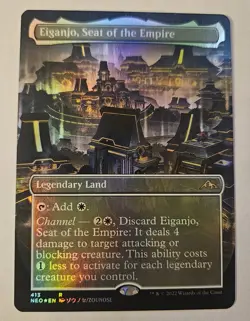 Eiganjo, Seat of the Empire (Borderless) Kamigawa: Neon Dynasty Foil - Image 1
