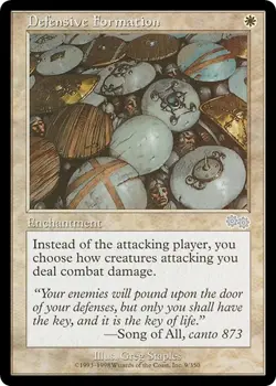 DEFENSIVE FORMATION x1 mtg NM Urza's Saga 1 Unc - Image 1