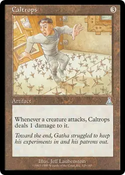 CALTROPS x1 mtg LP Urza's Destiny 1 Unc - Image 1
