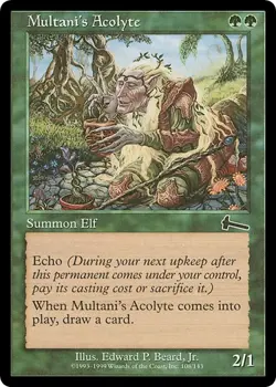 MULTANI'S ACOLYTE x4 mtg NM/NM- Urza's Legacy 4 Common - Image 1