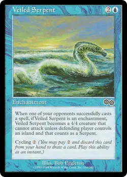 VEILED SENTRY x1 mtg NM Urza's Saga 1 Unc - Image 1