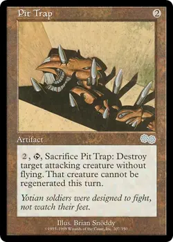 PIT TRAP x1 mtg NM Urza's Saga 1 Unc - Image 1