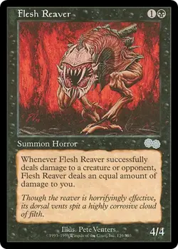 FLESH REAVER x1 mtg NM Urza's Saga 1 Unc - Image 1
