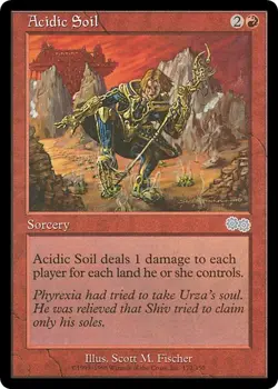 ACIDIC SOIL x1 mtg NM Urza's Saga 1 Unc - Image 1
