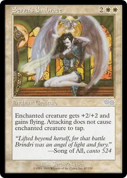 SERRA'S EMBRACE x1 mtg NM Urza's Saga 1 Unc - Image 1