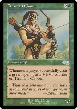 TITANIA'S CHOSEN x1 mtg NM Urza's Saga 1 Unc - Image 1