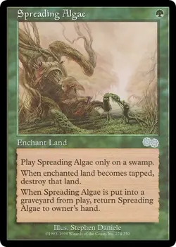 SPREADING ALGAE x1 mtg NM Urza's Saga 1 Unc - Image 1