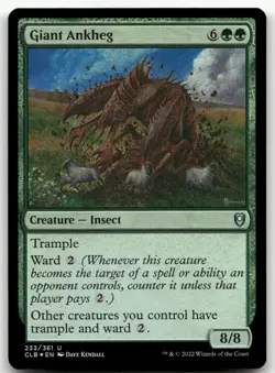 Giant Ankheg #233 (Foil) (NM) Baldur's Gate CLB Magic MTG - Image 1