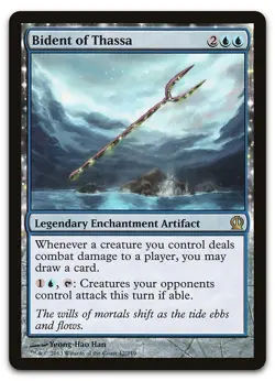 Bident of Thassa #42 (LP) Theros THS Magic MTG - Image 1