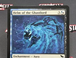 MTG Helm of the Ghastlord- DAMAGED -Shadowmoor Magic the Gathering Card #166 - Image 3