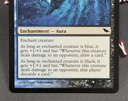 MTG Helm of the Ghastlord- DAMAGED -Shadowmoor Magic the Gathering Card #166 - Image 4