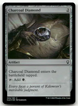 Charcoal Diamond #305 (Foil) (NM) Baldur's Gate CLB Magic MTG - Image 1