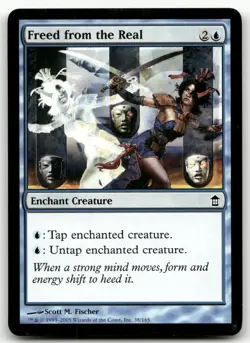 Freed from the Real #38 (NM) Saviors of Kamigawa SOK Magic MTG - Image 1