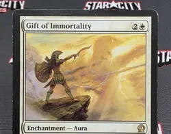 MTG Gift of Immortality- DAMAGED -Theros Magic the Gathering Card #014 - Image 3