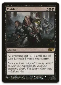 Mutilate #102 (LP) Magic 2013 M13 Magic MTG - Image 1