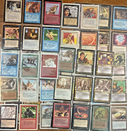 125 Vintage Magic the Gathering Card Lot Alpha Beta Unlimited Legends R/U/C more - Image 1