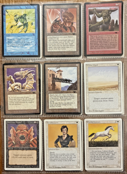 125 Vintage Magic the Gathering Card Lot Alpha Beta Unlimited Legends R/U/C more - Image 5