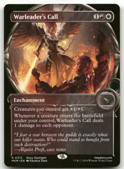 Warleader's Call (Showcase) #315 (NM) Murders Karlov Manor MKM Magic MTG - Image 1