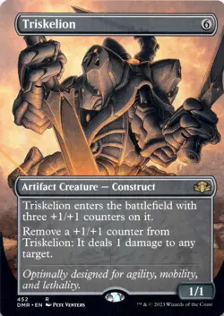 Triskelion (Borderless) - Dominaria Remastered - Magic MTG NM - Image 1