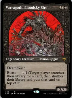 Varragoth, Bloodsky Sire (Showcase) R Kaldheim 309 LP - Image 1