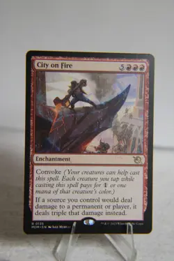 City on Fire March of the Machine NM English 521 - Image 1