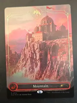 Mountain (2512) Secret Lair Drop MTG Foil Near Mint - Image 1