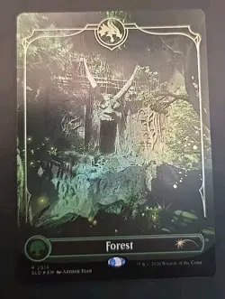 Forest (2513) Secret Lair Drop MTG Foil Near Mint - Image 1