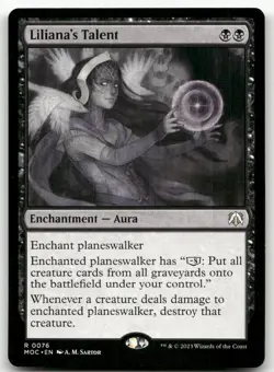 Liliana's Talent #76 (NM) March of the Machine MOC Magic MTG - Image 1