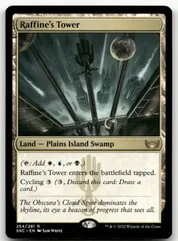 Raffine's Tower #254 (NM) Streets New Capenna SNC Magic MTG - Image 1