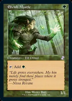 Elvish Mystic 1x MtG Time Spiral Remastered SP/NM - Image 1