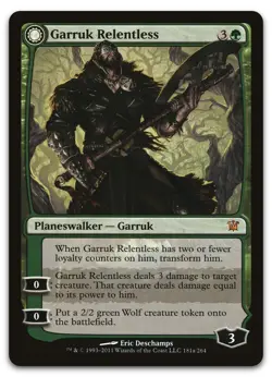 Garruk Relentless #181 (NM) Innistrad ISD Magic MTG - Image 1