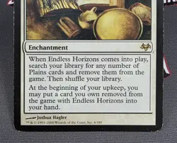 MTG Endless Horizons- DAMAGED -Eventide Magic the Gathering Card #004 - Image 4