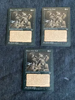 Dance of the Dead MP x3 NM MTG Ice Age Magic the Gathering - NM - Image 1