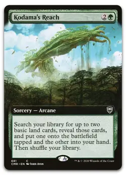 Kodama's Reach (Extended Art) #681 (NM) Commander Legends CMR Magic MTG - Image 1