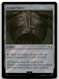 Arcane Signet (228) (Surge Foil) #228 (NM) Warhammer 40,000 40K Magic MTG - Image 1