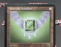 MTG Emerald Medallion- DAMAGED -Tempest Magic the Gathering Card #283 - Image 3