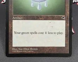 MTG Emerald Medallion- DAMAGED -Tempest Magic the Gathering Card #283 - Image 4