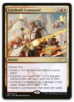Lorehold Command #199 (NM) Strixhaven STX Magic MTG - Image 1