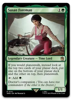 Susan Foreman #110 (NM) Doctor Who WHO Magic MTG - Image 1