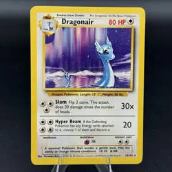 Pokemon Dragonair Base Set Unlimited Non-Holo 18/102 - Image 1