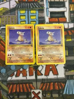 CUBONE - 50/64 - Jungle - Pokemon Card (x2) - Vintage - Common - Set Of 2 🔥💎 - Image 1
