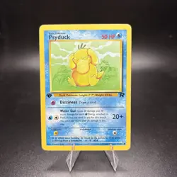 Pokemon Card - Psyduck Team Rocket 65/82 Common 1st Edition - HP -c - Image 1