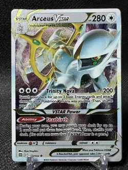 Pokemon TCG Arceus V + Arceus VSTAR Ultra Premium Collection Metal Cards - MINT - Image 1