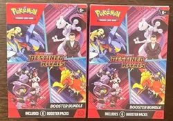 Pokemon Destined Rivals Booster Bundle Sealed LOT OF 2 - Image 1