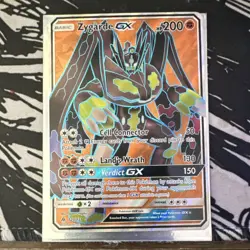 Pokemon Zygarde GX Full Art Ultra Rare Holo 200 HP 123/131 Sm-Forbidden Light - Image 1