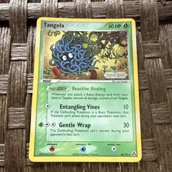 Pokemon TCG Tangela EX Legend Maker Reverse Holo Stamped Near Mint NM Gem 2006 - Image 1